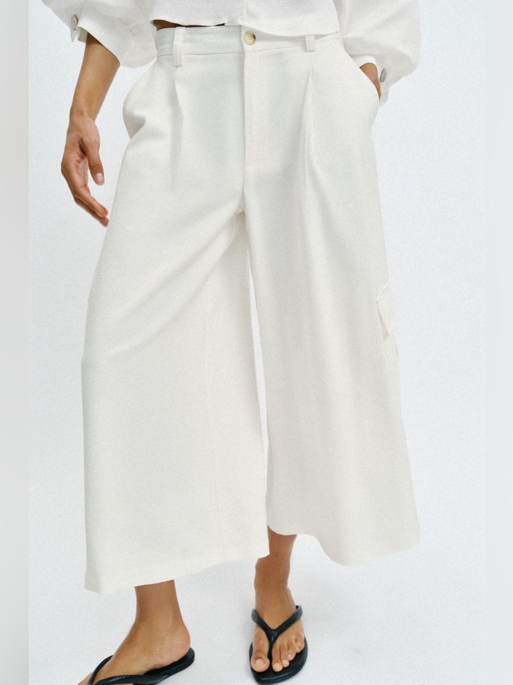 ZARA CULOTTES WITH POCKETS